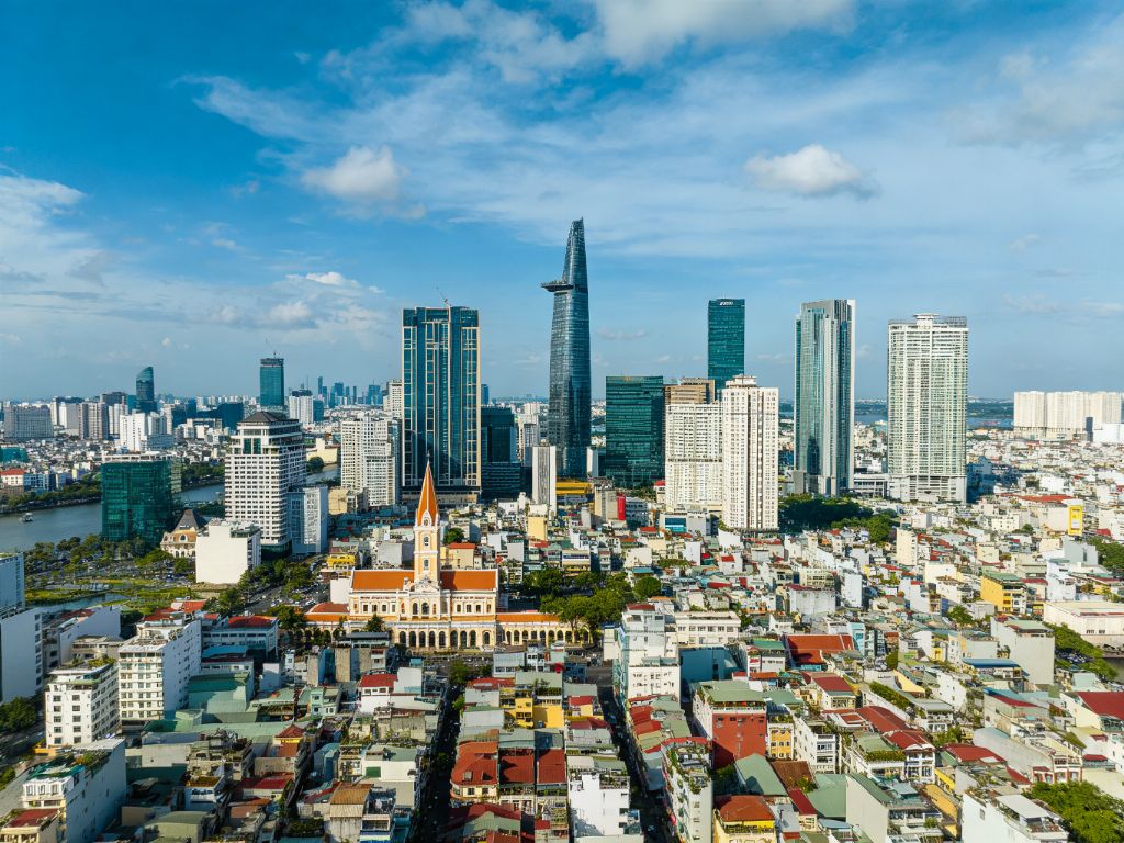 胡志明市城市全景