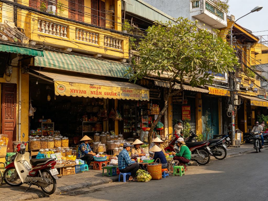胡志明市街巷风情